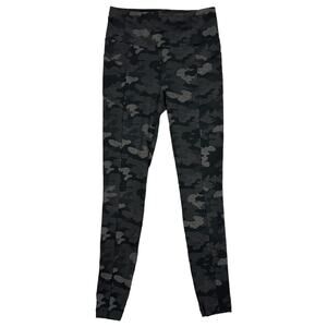 Cabi 3931 Womens S ATC Leggings Gray Camo High Rise Stretch Athleisure Pockets